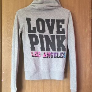 LOVE PINK LOS ANGELES zip up